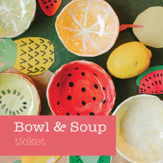 Empty Bowls 2026 - Friday March 20th - Full Event Ticket - Soup + Bowl