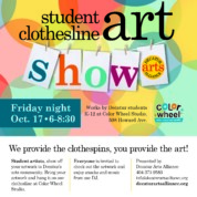 Student Clothesline Art Show